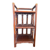 Vintage rattan bedside table