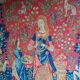 Old tapestry "Smell" of the lady with the unicorn