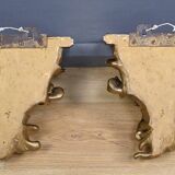 Pair of gilt wood wall consoles – late 19th century