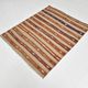 120x146 Area Kilim Rug,  Multicolor Kilim Rug, Oushak Area Rug, 120x146Cm