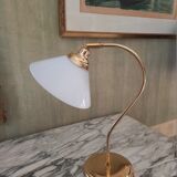 Lampe vintage opaline