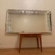 Large antique Art Deco Venetian mirror 203x100