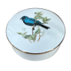 Round porcelain box "bird"