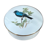 Boîte ronde en porcelaine “oiseau”