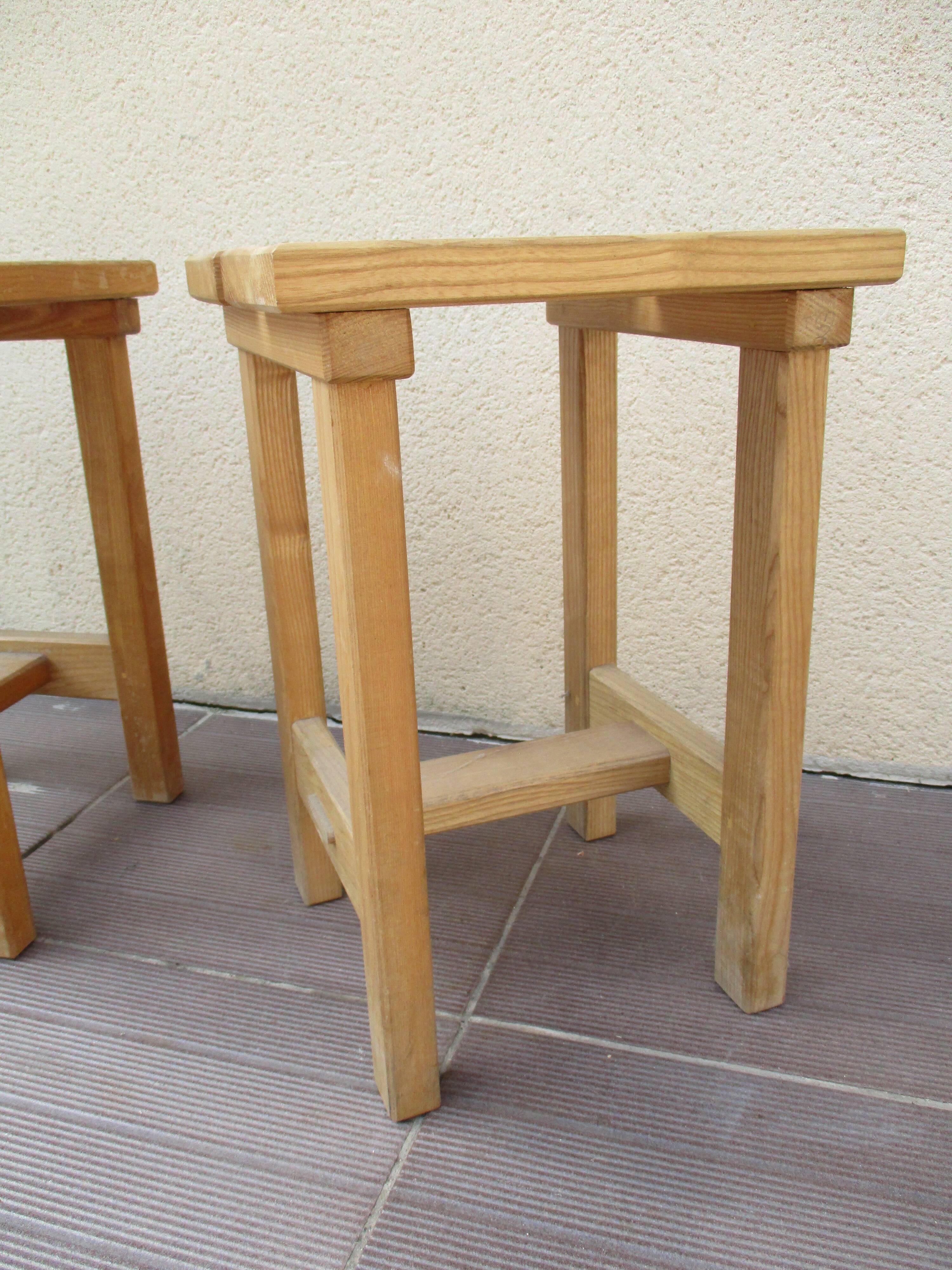 Paire de tabouret vintage