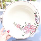 Plat creux motif Fleurs vintage