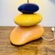 Galet François Châtain Lamp – Blue, Yellow and Orange Design – 60 cm