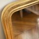 Miroir ancien Louis Philippe doré feuille d’or - 71x53cm