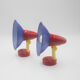 Pair of wall lamps 80s