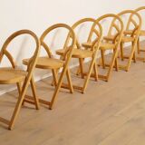 Set of 6 folding chairs | Arca | Gigi Sabadin for Crassevig