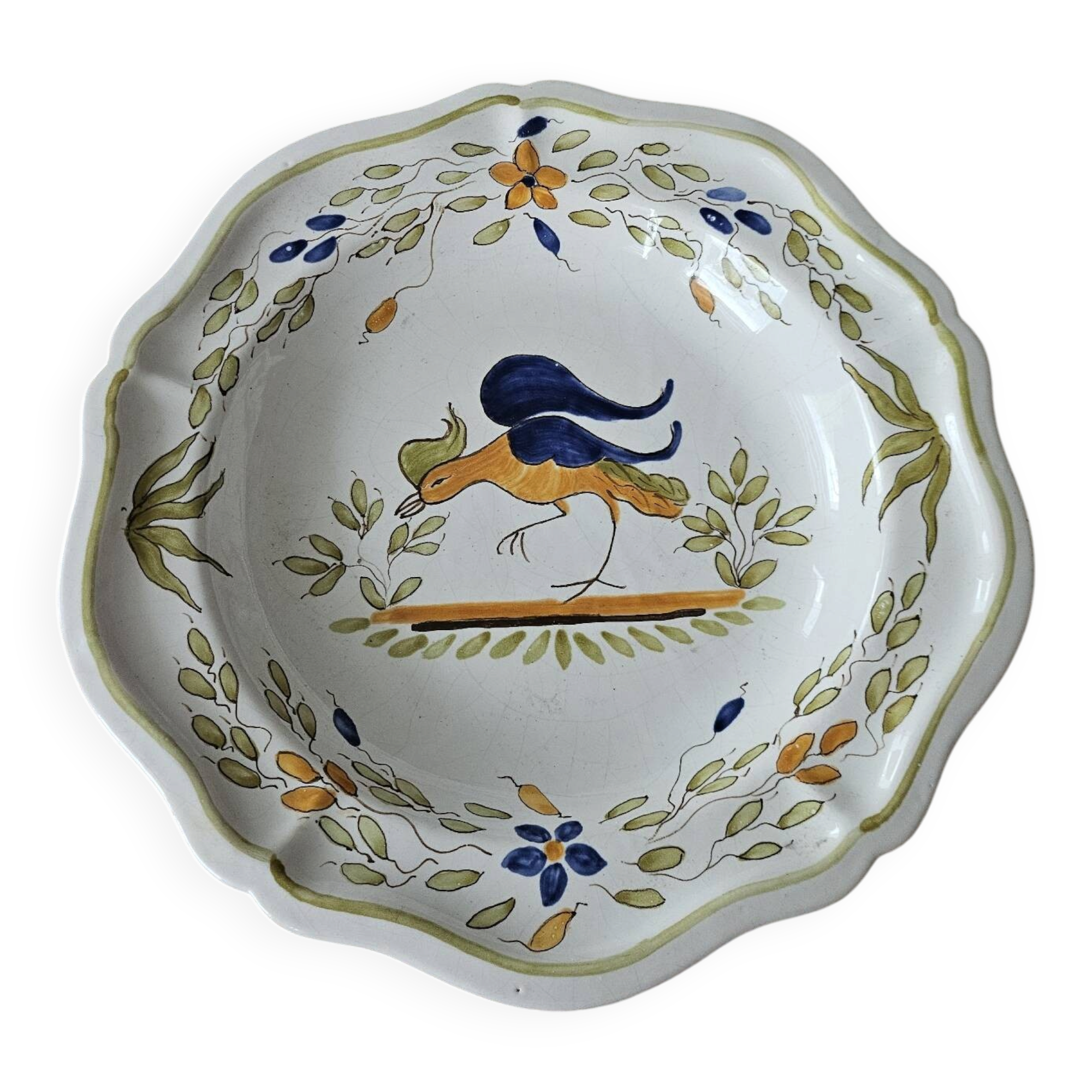 large round serving platter