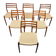 Ensemble de 6 chaises modèle 78 en teck par Niels O. Møller