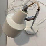 White metal desk lamp years 60-70-