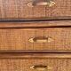 Commode osier et rotin