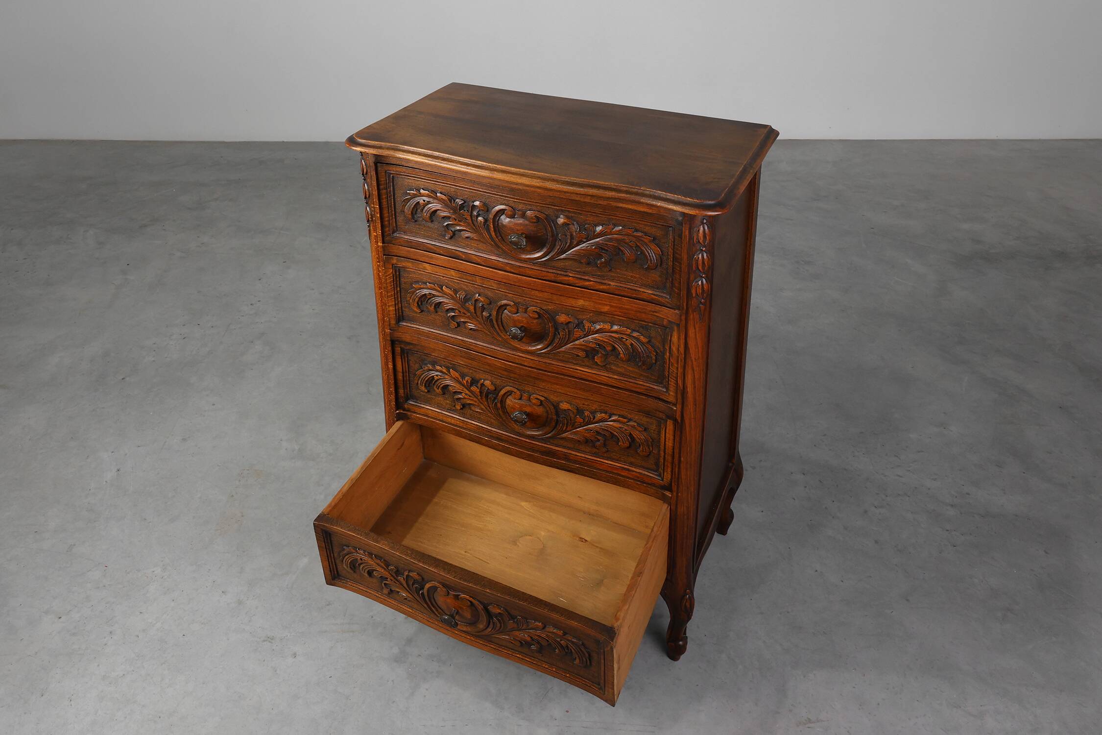 Louis XV Style Oak Chest of Drawers, France