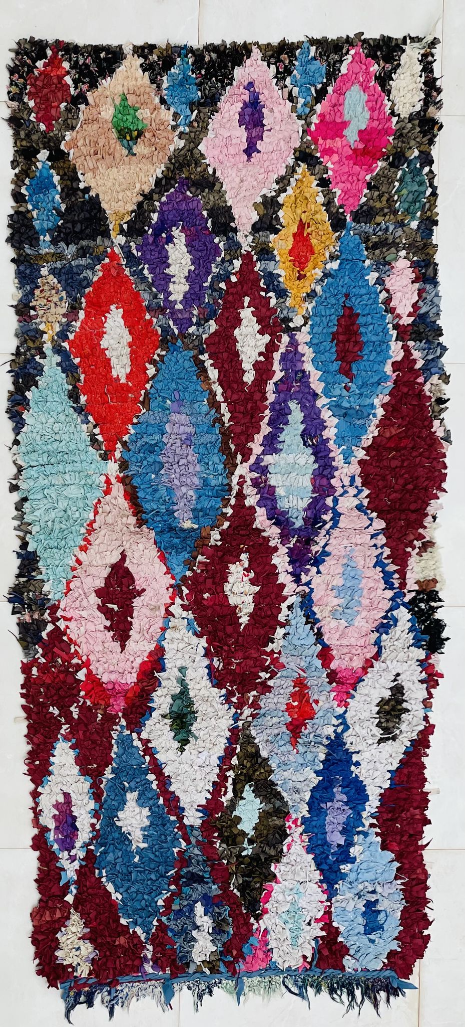 Tapis boucherouite 40x89cm