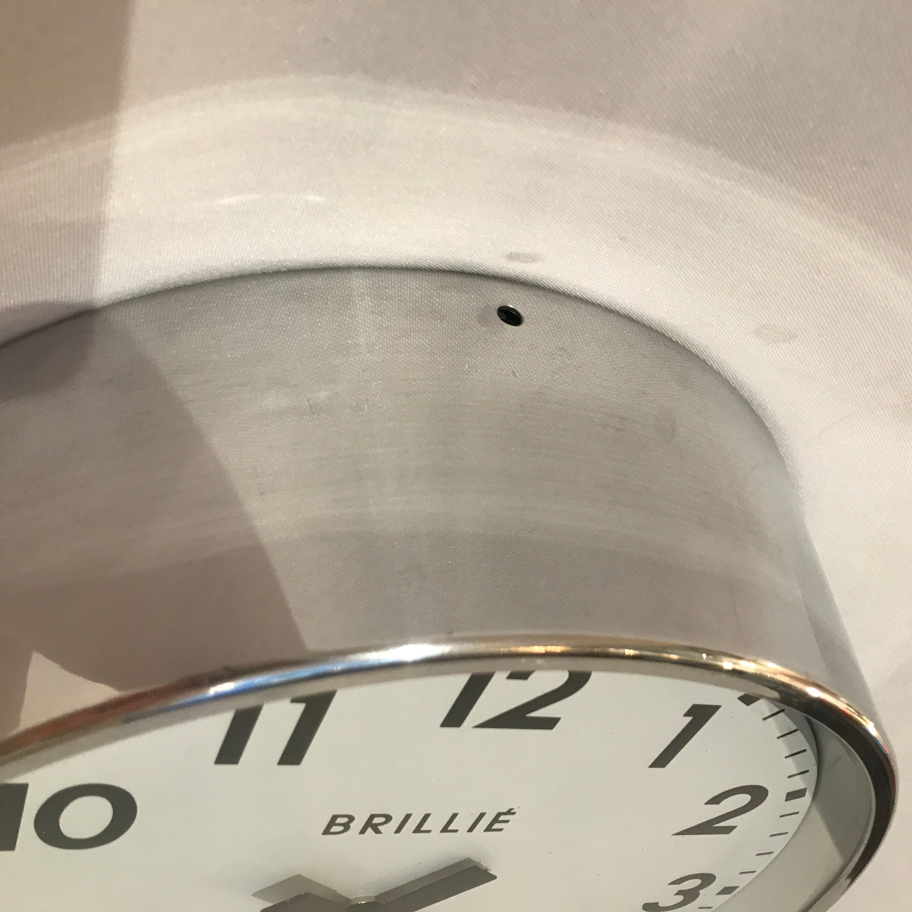 Industrial Brillie clock 25 cm functional vintage