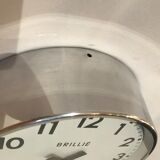 Industrial Brillie clock 25 cm functional vintage