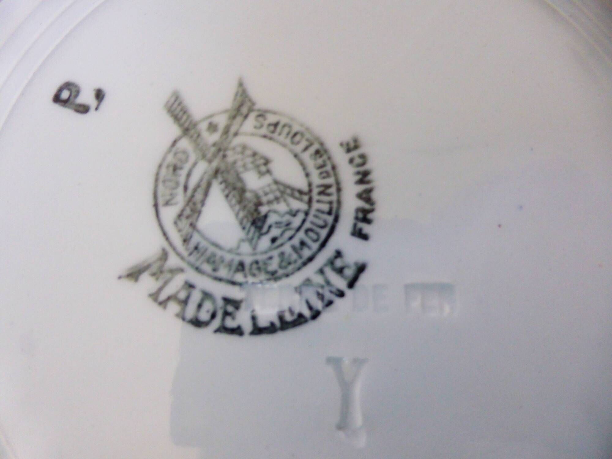 4 deep plates from the Moulin des Loups and Hamage Madeleine 2106203