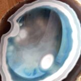 Pocket tray in natural agate stone