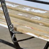 Folding bench, circa 1900