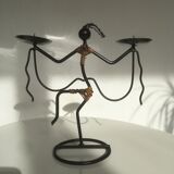 Chandelier en métal mid century Laurids Lonborg