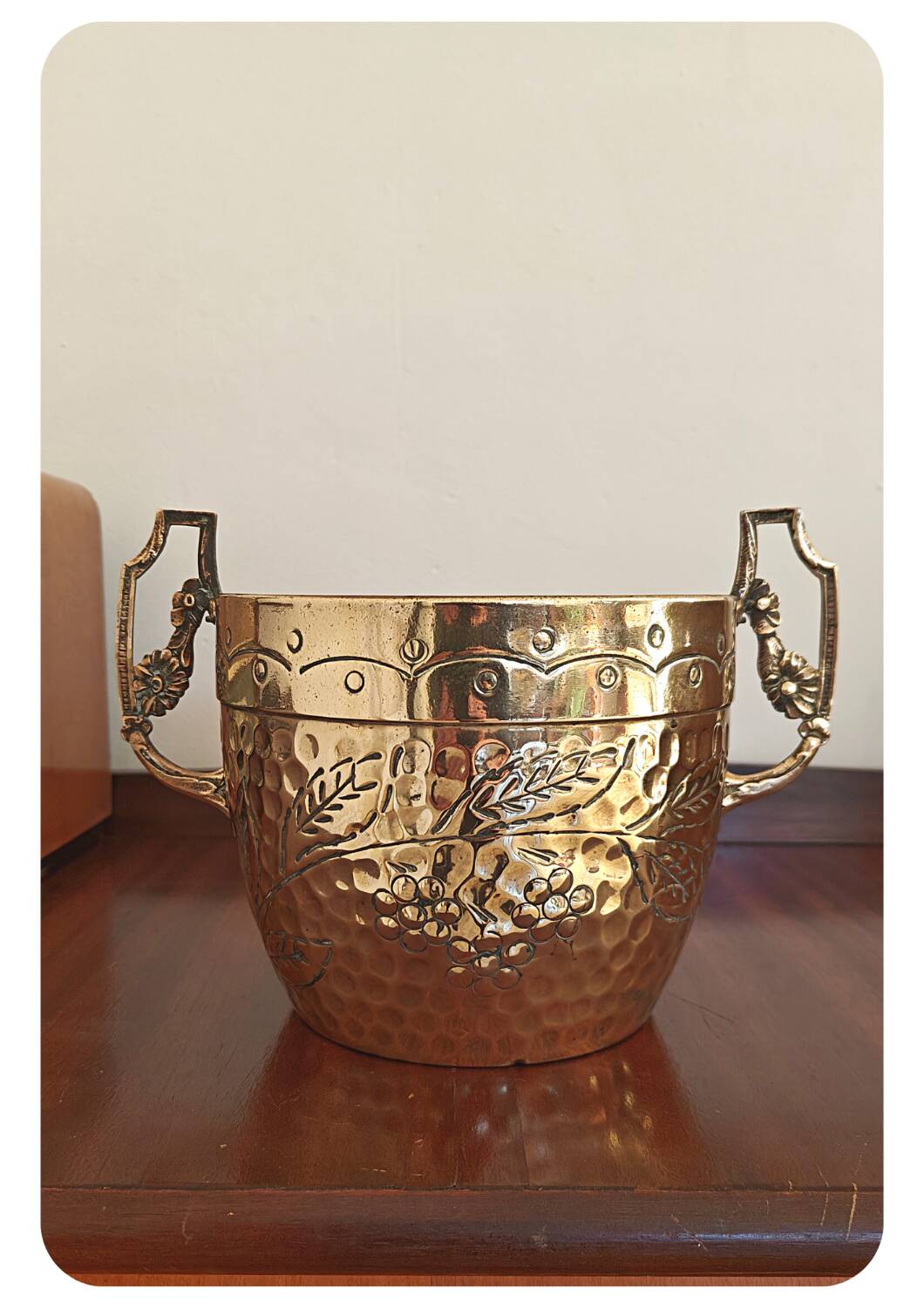 Antique Brass Planter