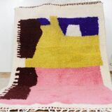 Colorful handmade Beni Ouraine rug