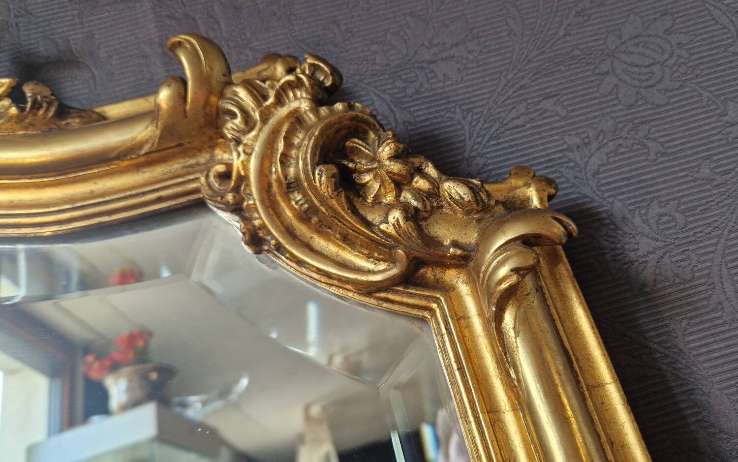 Golden Louis XV mirror