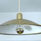 Large Danish Brass Pendant Light