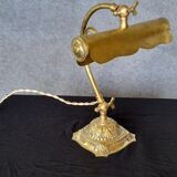 Brass desk lamp