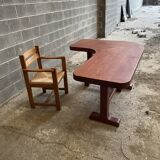 Vintage offices In red fir 1960