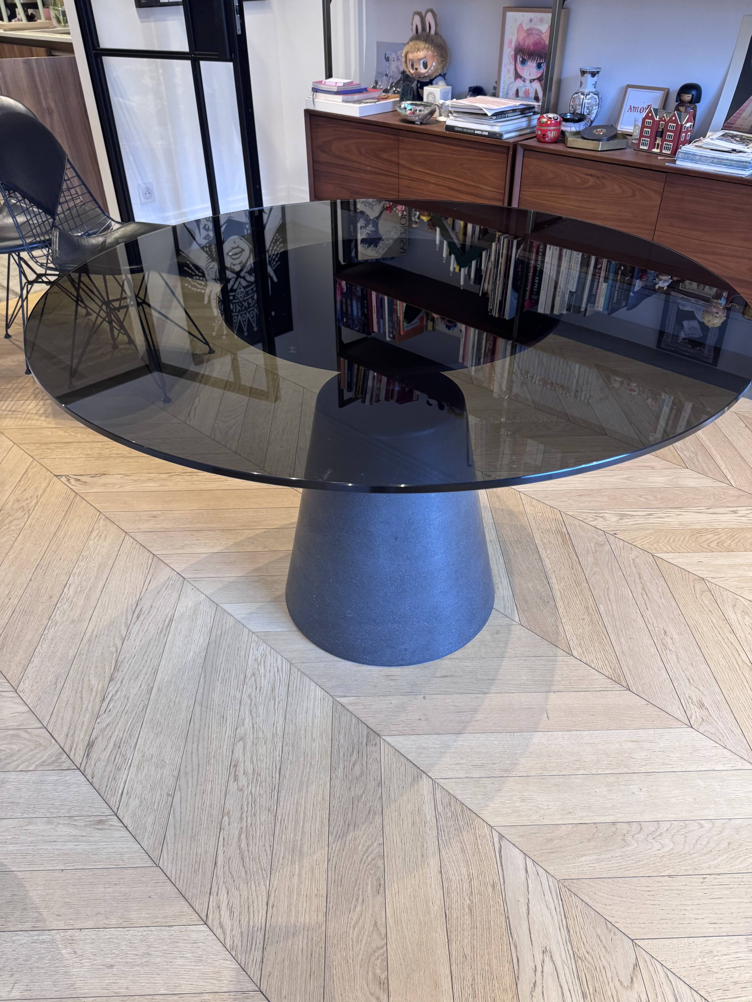 Rock table mdr italia jean marie massaud 120cm