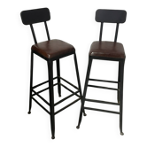 Chaises de bar industrielles