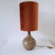 Vintage pyrite stone lamp