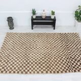 Handmade wool Berber rug 265 X 170 CM