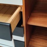 U-458 black and white sideboard by Jiri Jiroutek for Interier Praha