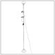 "Cielo-Terra" chrome floor lamp adjustable by Francesco Fois for Reggiani, 1960s