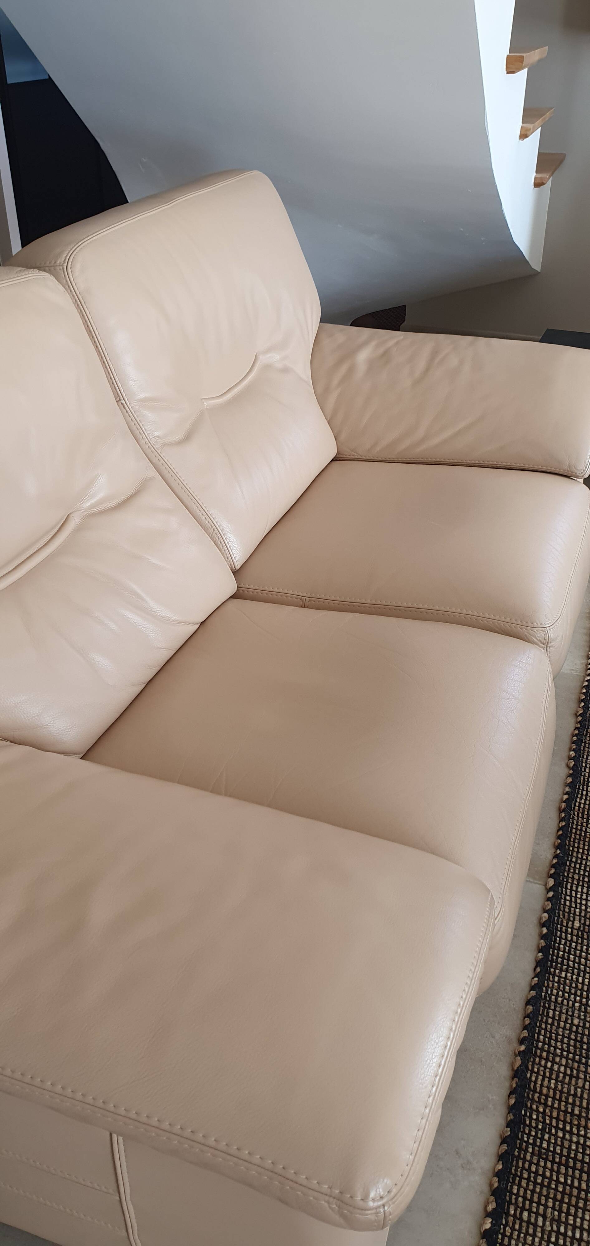 Leather sofas