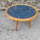 Coffee table vintage compass feet