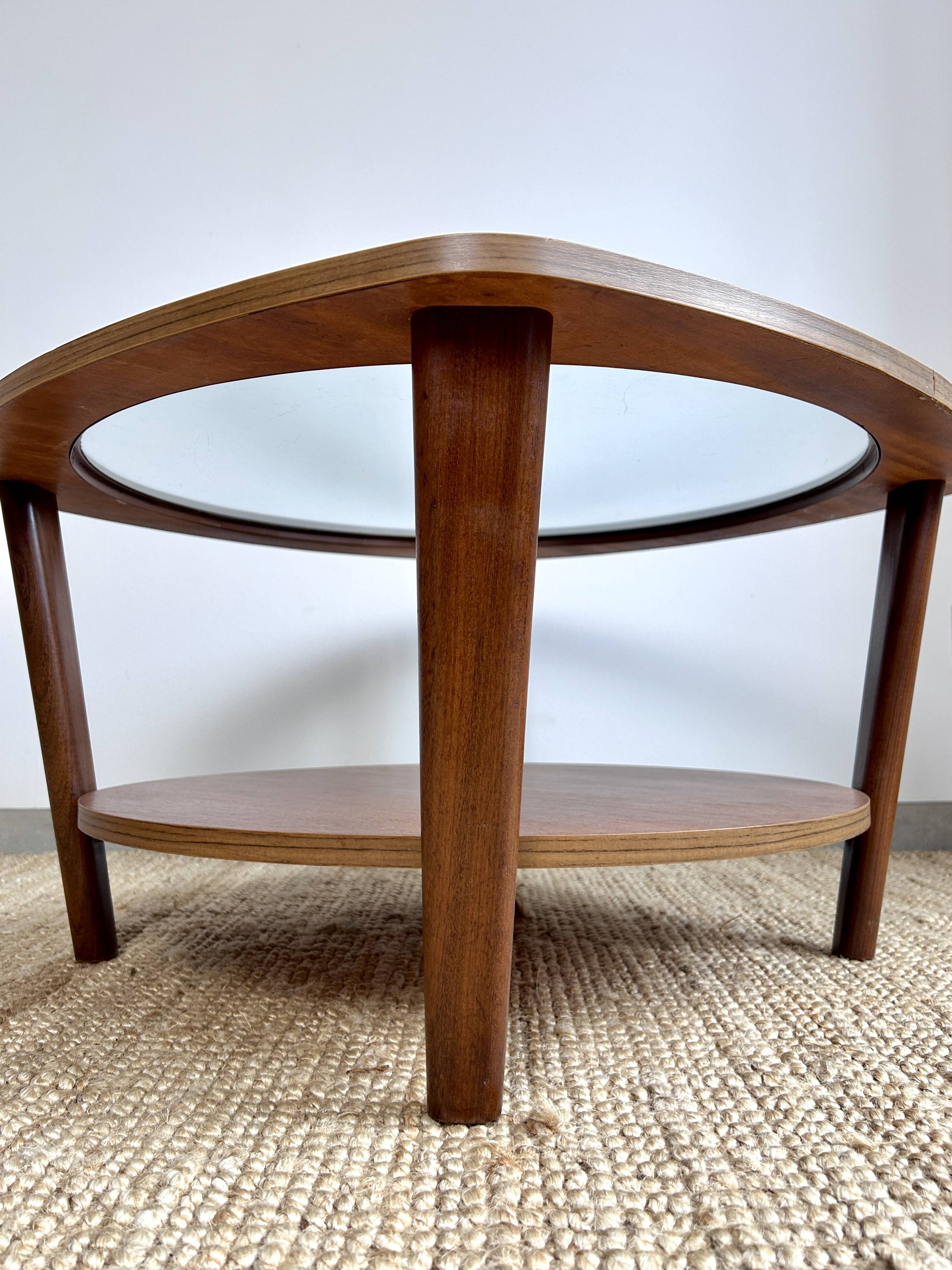 Mid-Century English teak coffee table