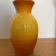 Vase faïence Tess Vallauris, décor oliviers et cigale