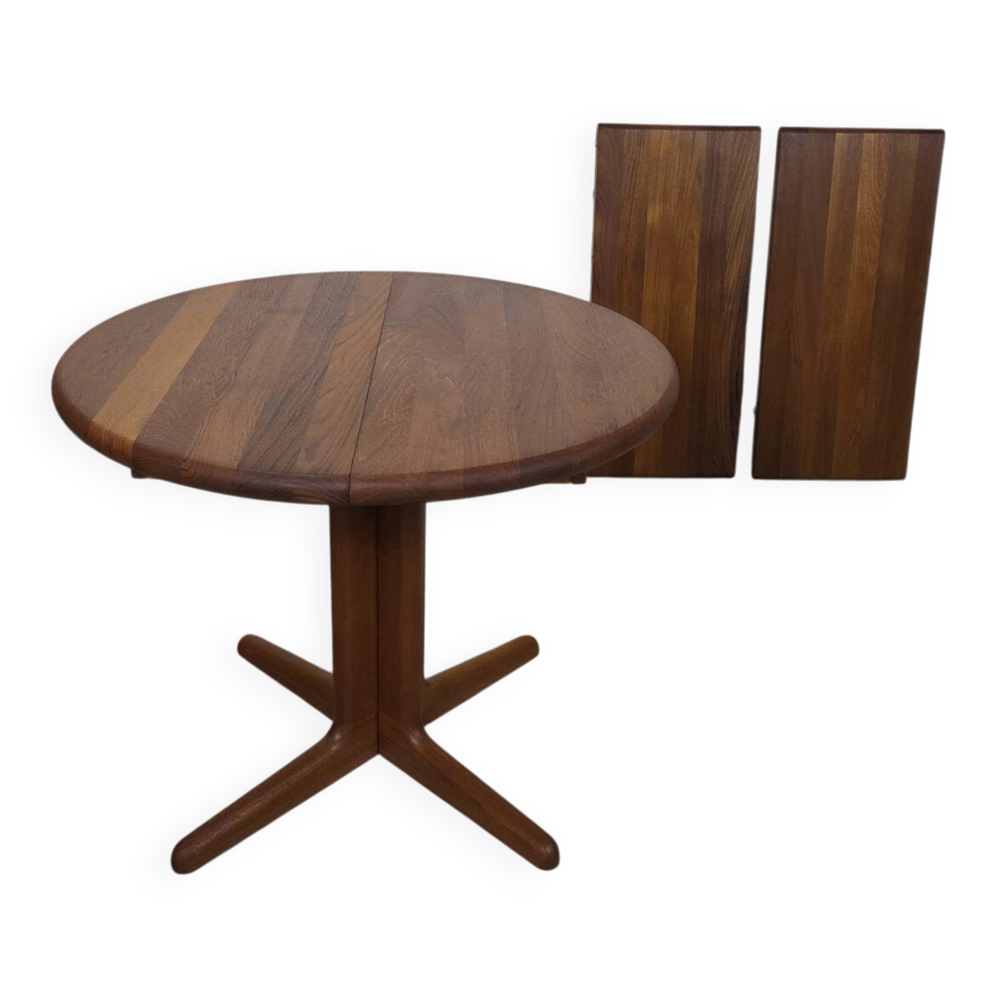 Korup Design, vintage 1960s Danish extendable teak table