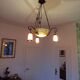 Art Deco Lustre Noverdy France in beaten iron