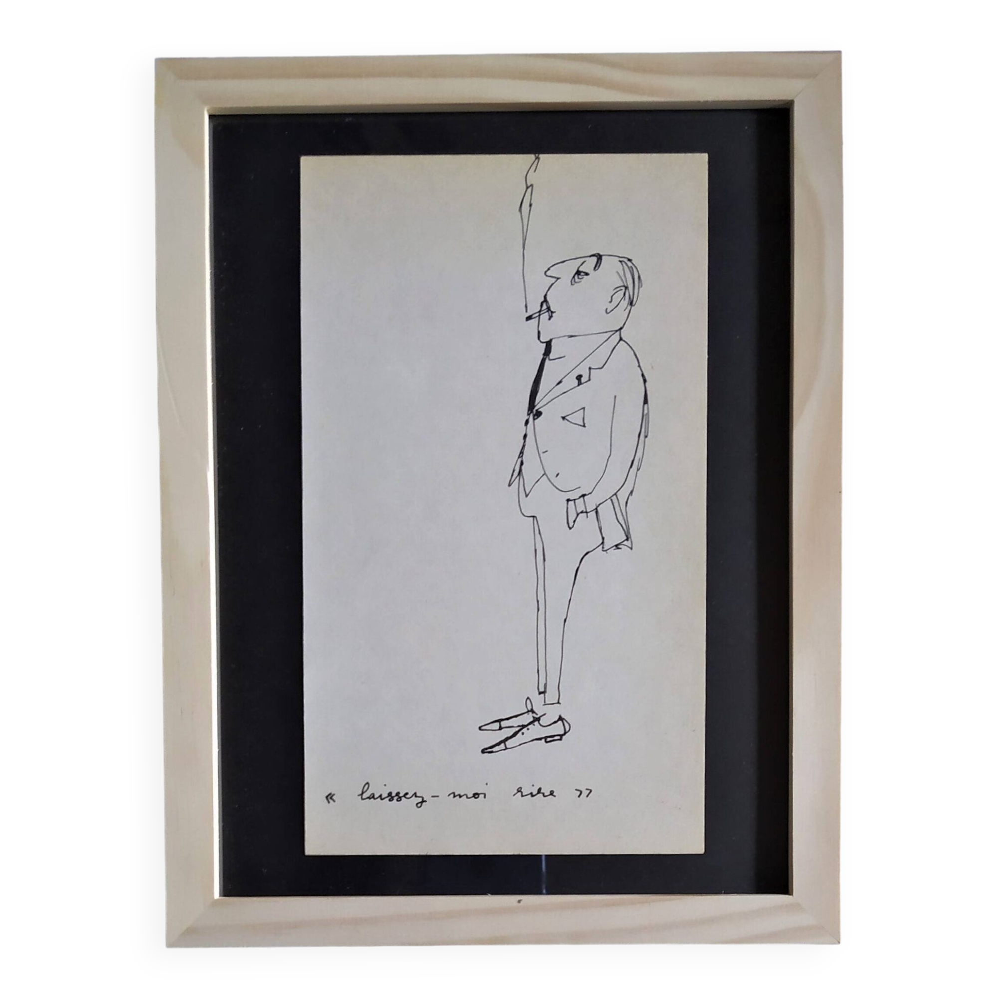 Illustration by Daninos from 1962 "laughter"