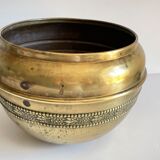 Cache-pot by Villedieu brass 70s/80s