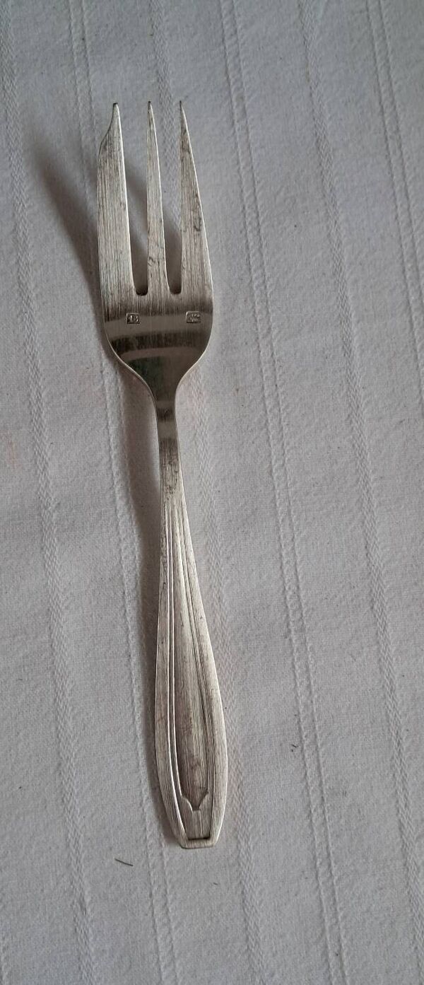 Ménagère 12 fourchettes et pelle à gâteau métal argenté