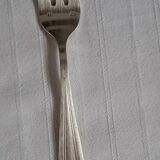 Cutlery set of 12 forks and silver-plated cake server