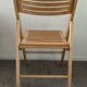 Chaise pliante vintage en hêtre 