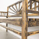 Wooden bench “Sunrise” patina